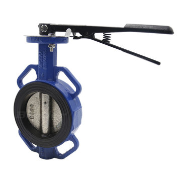 Bundor DN40 cf8m Valve Factory Price Wafer Connection 2 Inch-10 Inch Ductile Iron Valve for water oil gas